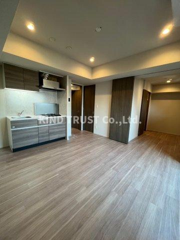 シーズンフラッツ中崎の居間・リビング|ゆったりとしたリビングです