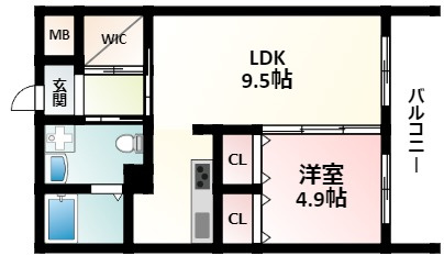 FLATZ CRODEの間取り