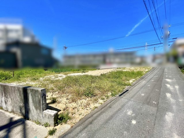 日進市梅森町北田面土地の前面道路含む現地写真