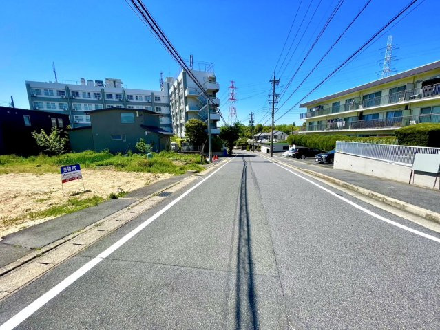 日進市梅森町北田面土地の前面道路含む現地写真