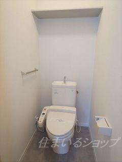 広島市安佐北区亀山５丁目のアパートのトイレ|シャワートイレ
