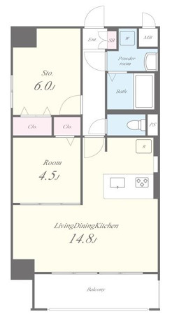 サンカトルの間取り