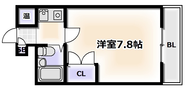K'sシャトー遠里小野の間取り