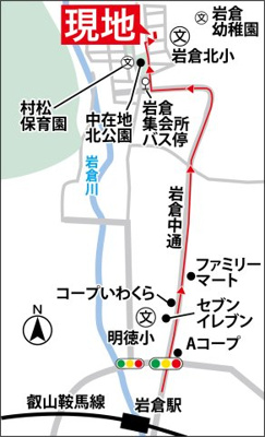 【地図】 | 岩倉村松町　中古テラス【RC造４LDK★改装歴あり】