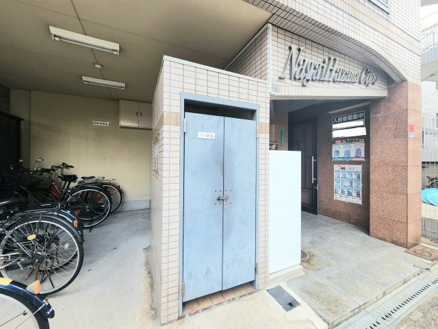 長居ハザマコーポのエントランス