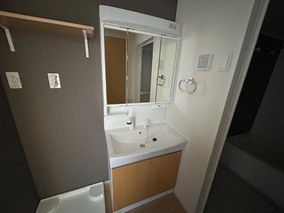 【洗面所】 | 宮代新築アパート　Ｂ棟 | 洗髪洗面化粧台（イメージ）