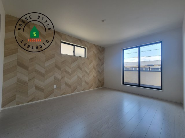 熊本市南区田井島2丁目第1-3棟（1号棟）　の寝室|主寝室には収納力に優れたクローゼットがありますので、お部屋もすっきり片付きます。