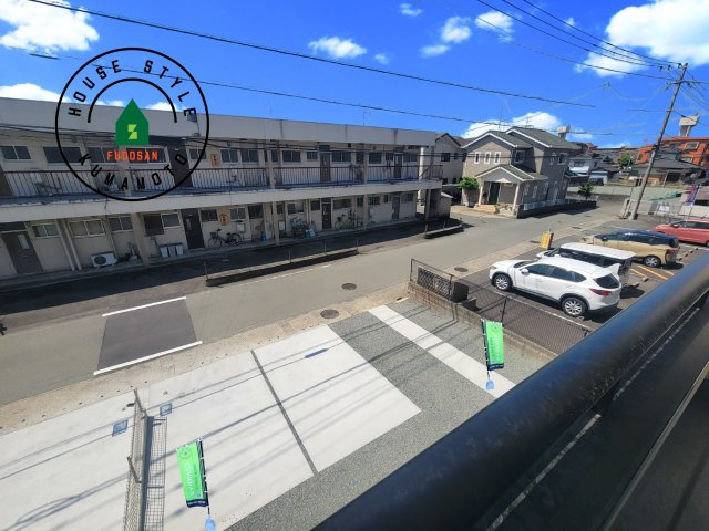 熊本市南区田井島2丁目第1-3棟（1号棟）　の展望|窓から緑が見える物件も魅力的です。