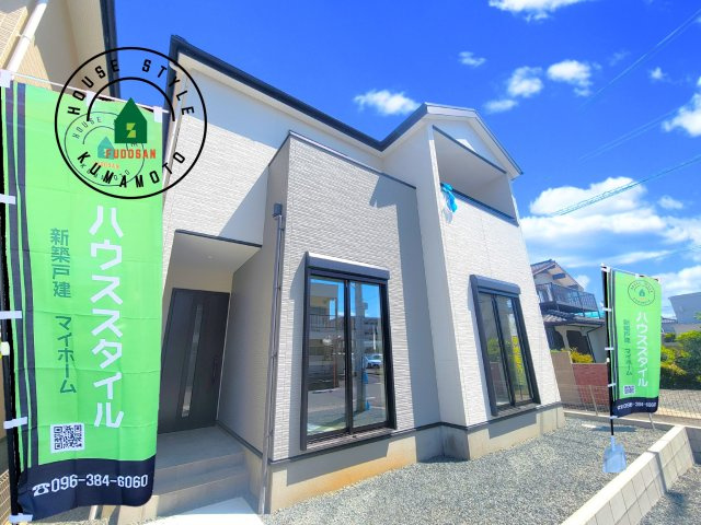 熊本市南区田井島2丁目第1-3棟（2号棟）　の外観|デザイン性のある外観です。