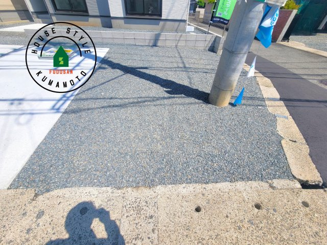 熊本市南区田井島2丁目第1-3棟（2号棟）　の庭|お庭で自由な時間を過ごせます。