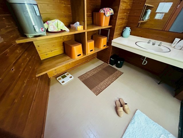 勇矢旅館の洗面所