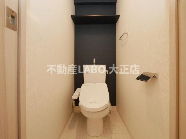 S-RESIDENCE阿波座WESTのトイレ