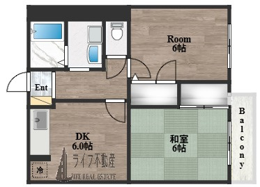 ドミール小阪の間取り