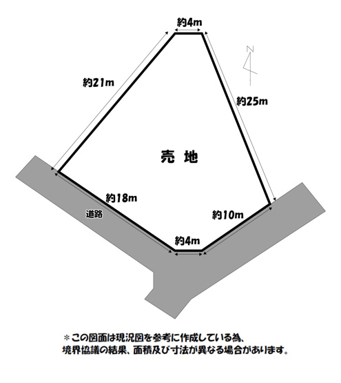 【土地図】 | 東萩尾町売地