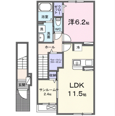 グルービーの間取り