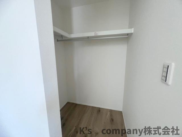 茅ヶ崎市矢畑　新築戸建　2号棟の収納|洋室７.3帖にはウォークインクローゼットがあります◇