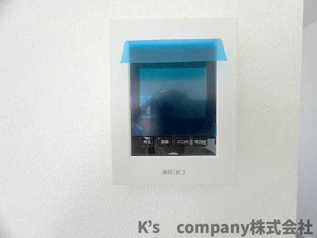 茅ヶ崎市矢畑　新築戸建　2号棟のセキュリティ|訪問者の顔が確認できるモニター付きインターホン☆