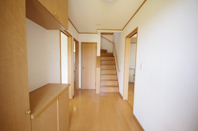 下野市石橋　戸建の玄関