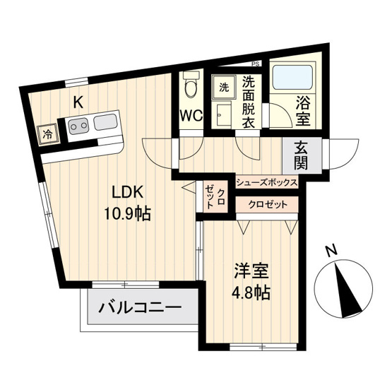 【間取り】 | LiveFlat戸越
