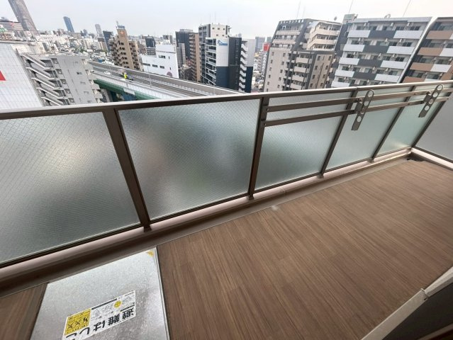 リヴェント福島野田のバルコニー