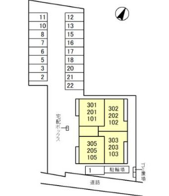 【区画図】 | グランヴェールⅥ