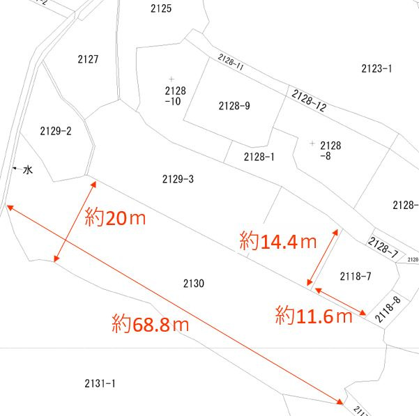 室積東ノ庄　売土地の土地図