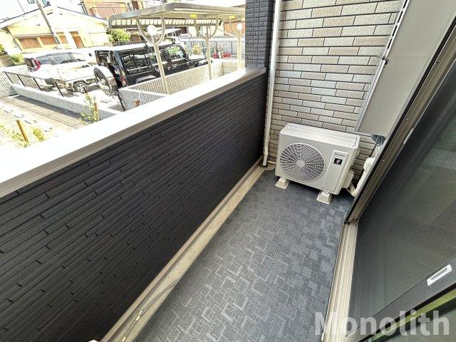 フォンターナ大町Ⅱ号館のバルコニー