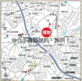 【地図】 | 西区伊川谷町有瀬　新築6号棟　仲介手数料無料！