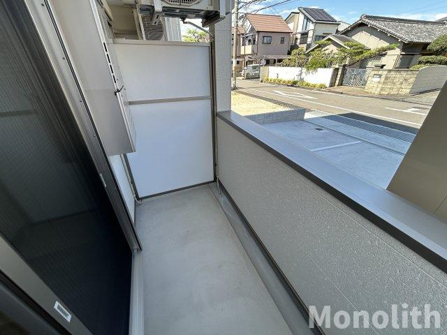 ジーメゾン岸和田ラクセルのバルコニー
