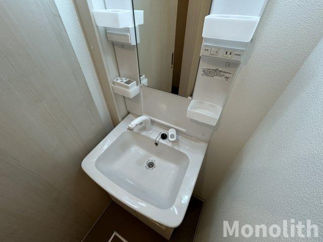 ジーメゾン岸和田ラクセルの洗面所