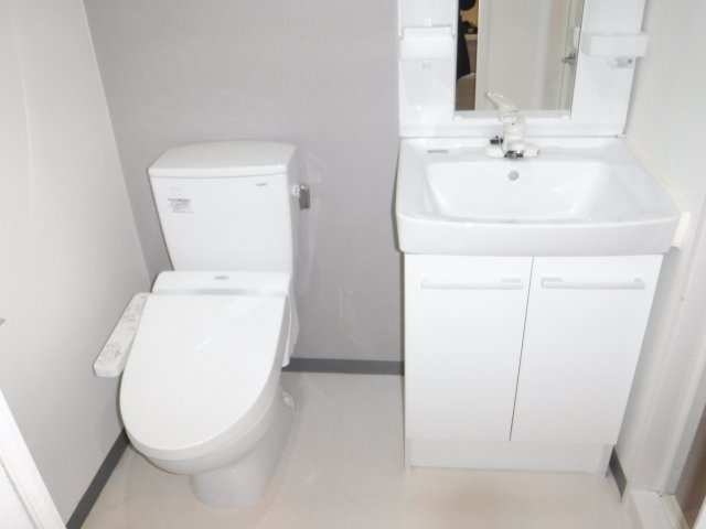 プレールドゥーク元住吉の洗面所