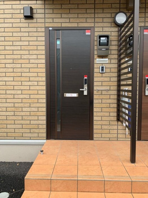 【玄関】 | コーポ田村№1 | 玄関前