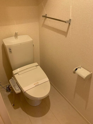 【トイレ】 | コーポ田村№1 | 温水洗浄暖房便座のトイレ