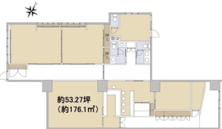 コスモ守山七番館の区画図