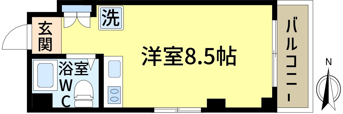 コーポ篠原の間取り