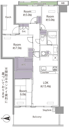 【間取り】の画像