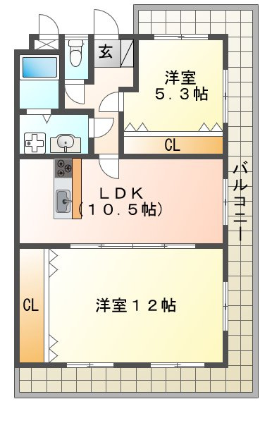 with 赤羽の間取り