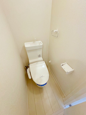 【トイレ】 | プライムテラス生田 | 嬉しい温水洗浄便座付