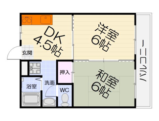 【間取り】 | 第2綾園マンション