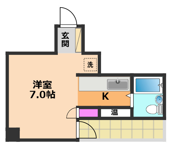 【間取り】 | アップルハイツ富田