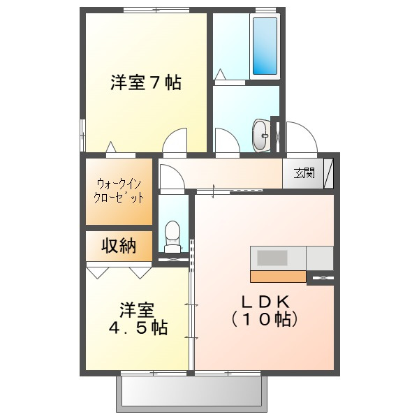 グランドソレイユ平野の間取り