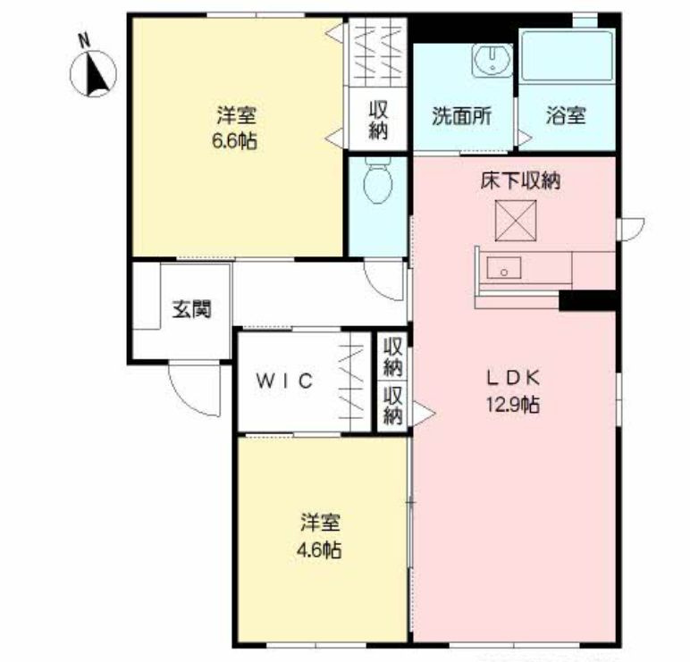 AVON HOUSEの間取り