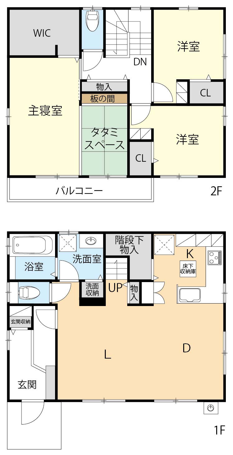 富士市伝法中古住宅の間取り