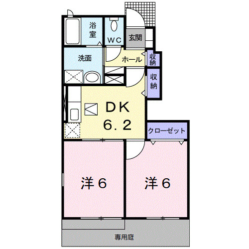 【間取り】 | コートジュネス　Ⅲ