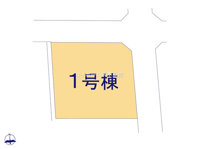 【区画図】 | 稲沢市平和町城西81『仲介料無料』新築戸建て | 1号棟