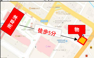 エンゼルプラザｅａｓｔⅢの地図