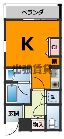 中物件！！Mina葵の間取り
