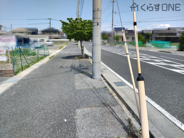 【前面道路含む現地写真】 | 姫路市網干区垣内本町／売土地