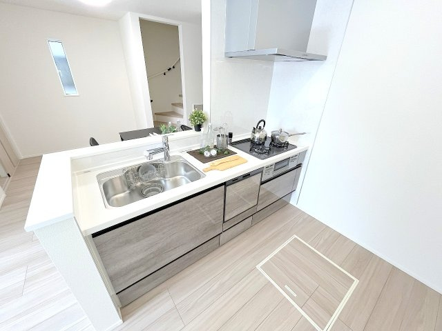 あきる野市草花　全3棟のキッチン|2025年撮影