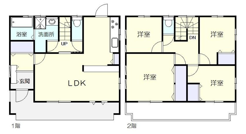 【中古戸建】前橋市下小出町3丁目の間取り|■間取り図｜敷地面積：172.83（約52.28坪）　102.68（約31.06坪）